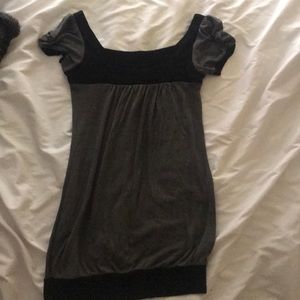 Black and grey dress
